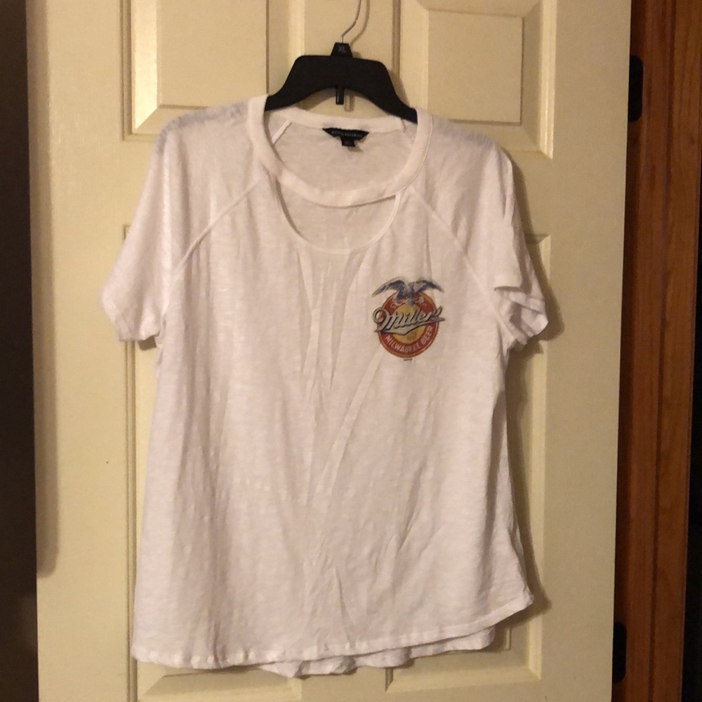 Rock & Republic NWOT size XL,NWOT short sleeve t shirt Miller beer T-shirt